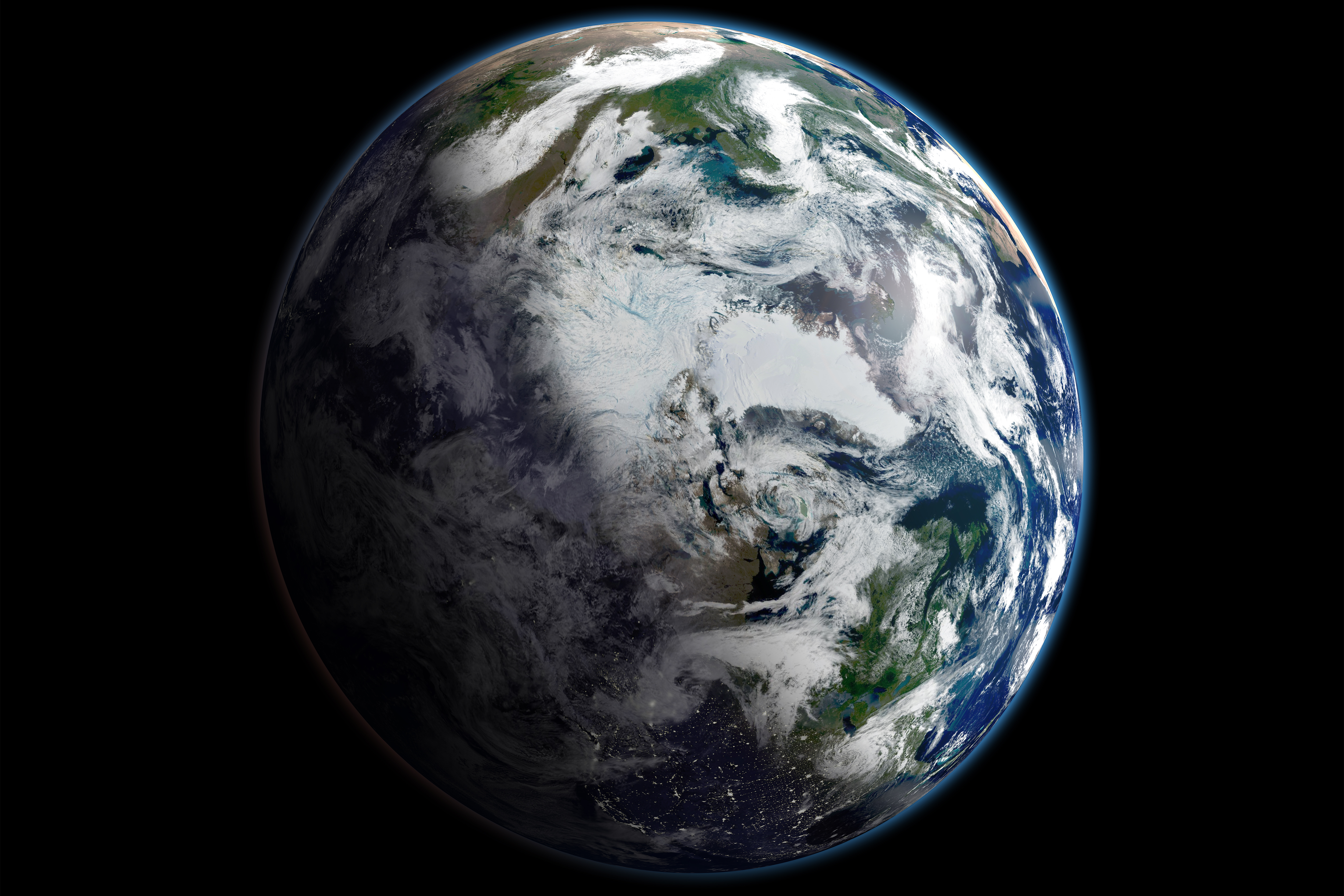 Arctic sea ice from above