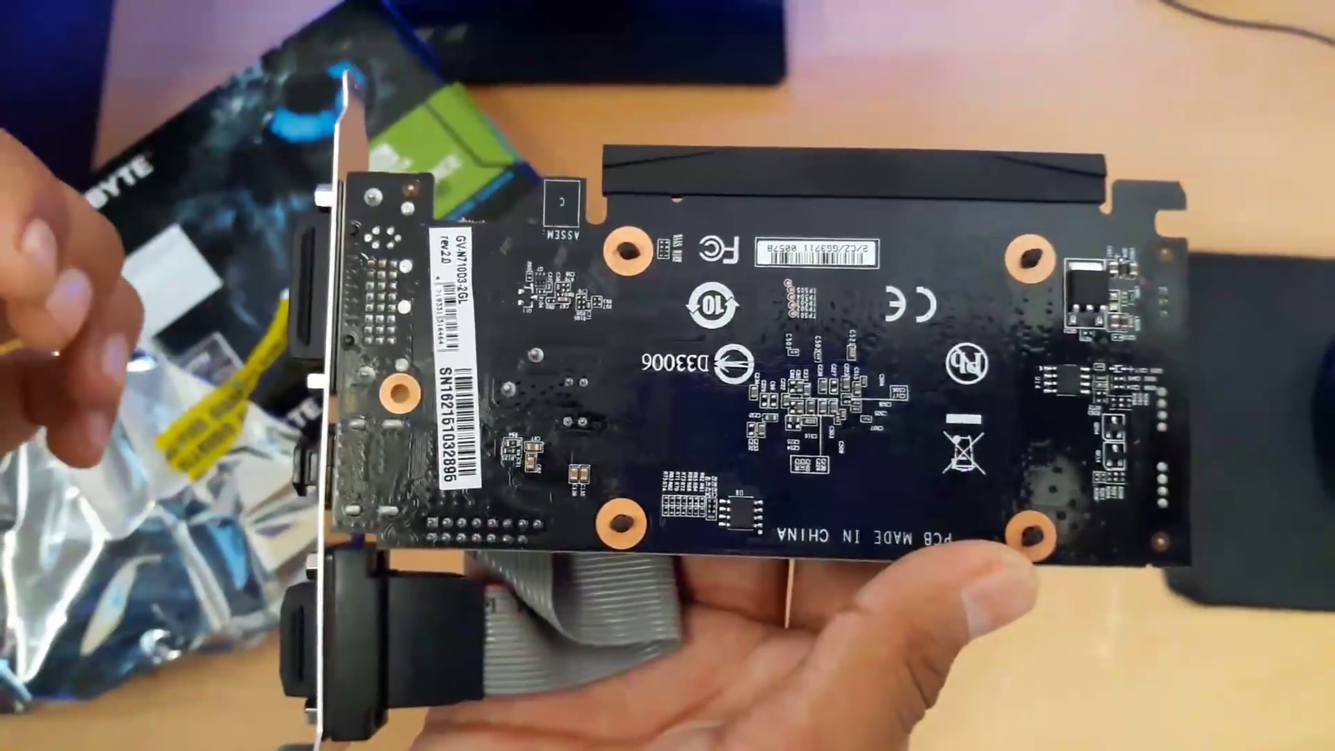 Desktop graphics card, representing the GPU inside an eGPU enclosure