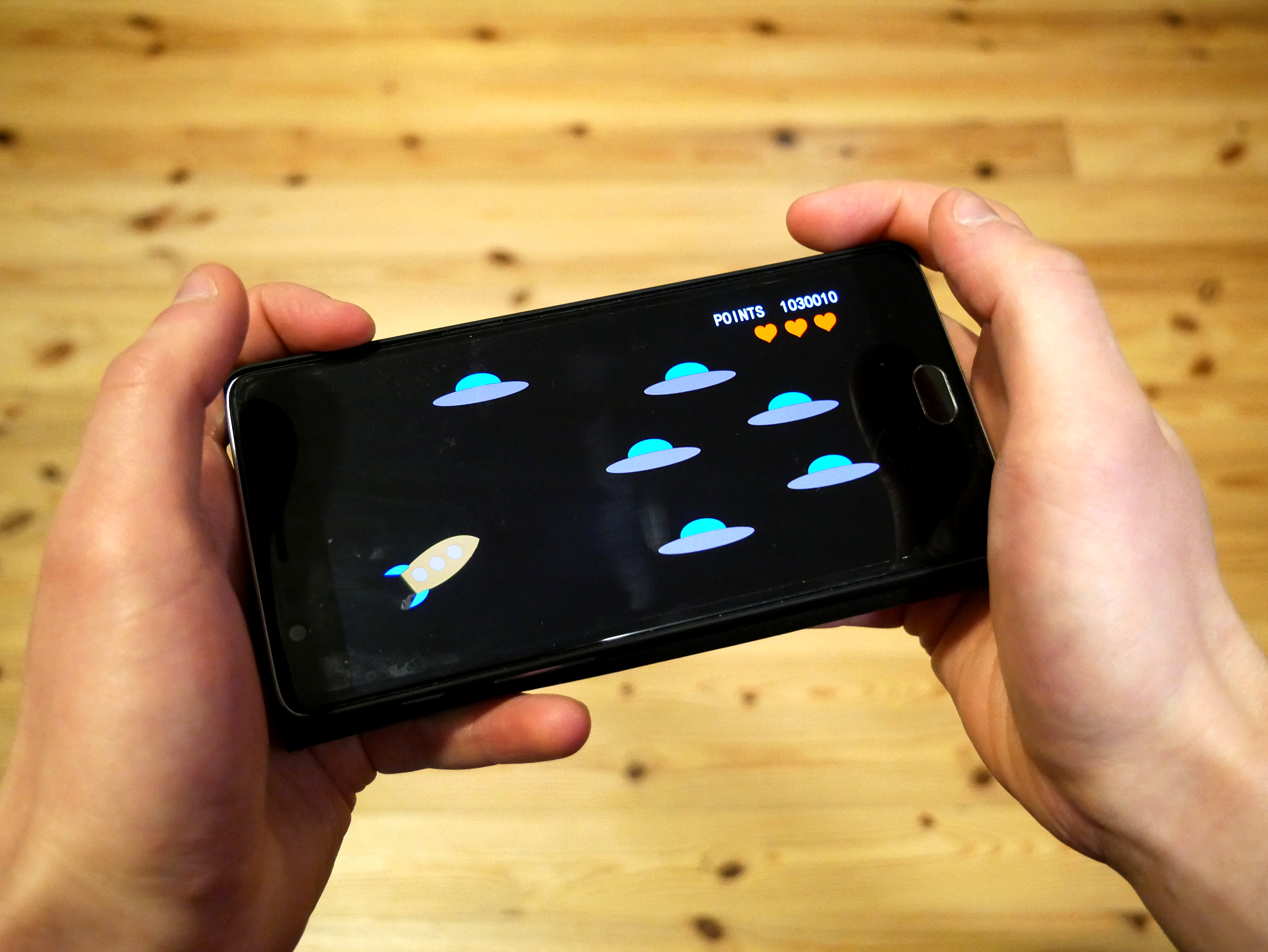 Smartphone with game controller